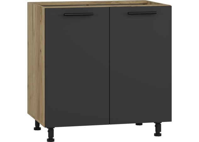 VENTO D-8082 lower cabinet color craft oakantracite0