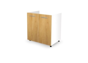VENTO DK-8082 sink cabinet color white  honey oak0