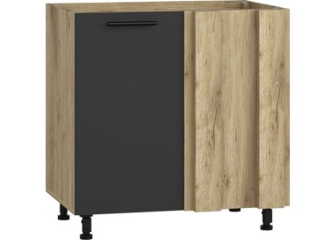VENTO DK-8082 corner sink cabinet color craft oakantracite0