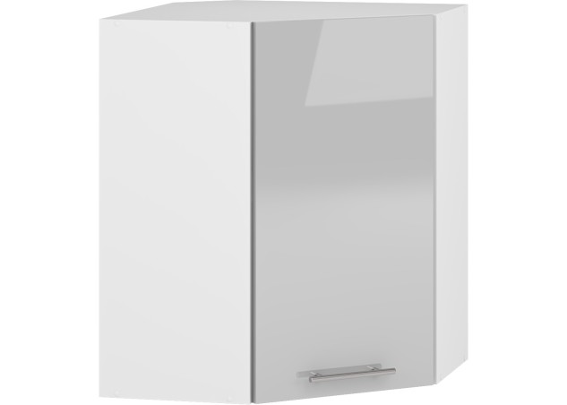 VENTO GN-6072 corner top cabinet color white  light grey0