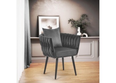 AVATAR 2 leisure armchair grey black2