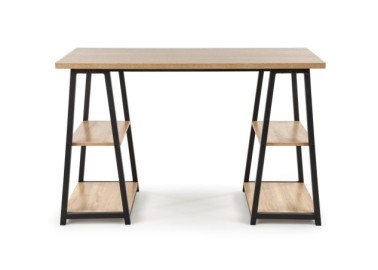 B44 desk sonoma oak  black6