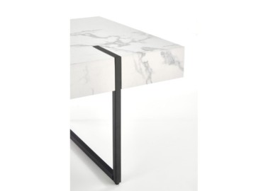 BLANCA c. table white marble  black4