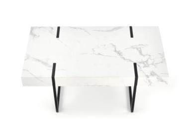 BLANCA c. table white marble  black5
