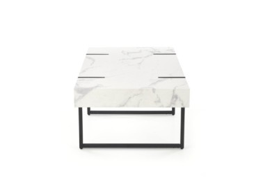 BLANCA c. table white marble  black6