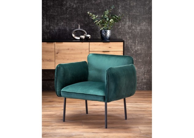 BRASIL leisure armchair dark green black0