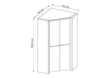 Kampinė spinta EXT-ANG-TYP21