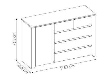 Komoda EXT-ANG-TYP41
