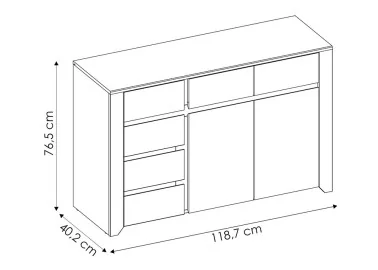 Komoda EXT-ANG-TYP42