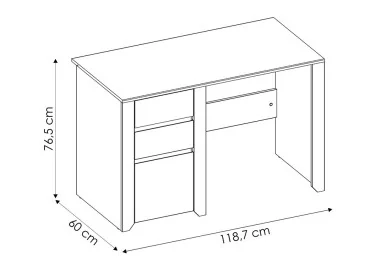 Rašomasis stalas EXT-ANG-TYP80