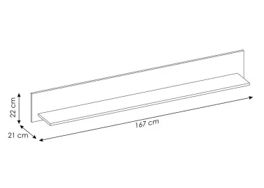 Pakabinama lentyna EXT-BROP01