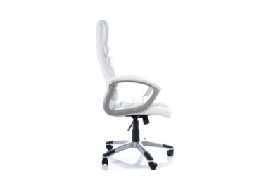Biuro kėdė Signal Q-087 baltos spalvos eko oda