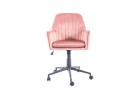Darbo kėdė Signal Q-886 Velvet Bluvel 52 rožinės spalvos