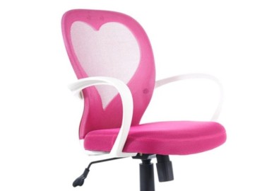 Darbo kėdė Signal Daisy rožinės spalvos