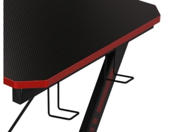 Darbo stalas Signal B-202 juodas su raudonu