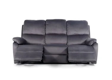 Trivietė sofa reglaineris Signal Spencer 3 Velvet Bluvel 14 pilkos spalvos