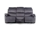 Trivietė sofa reglaineris Signal Spencer 3 Velvet Bluvel 14 pilkos spalvos