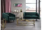 Fotelis Signal Asprey 1 Velvet bluvel 78 žalios spalvos
