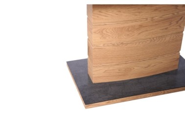 CONCORD extension table color top - dark grey leg - golden oak11