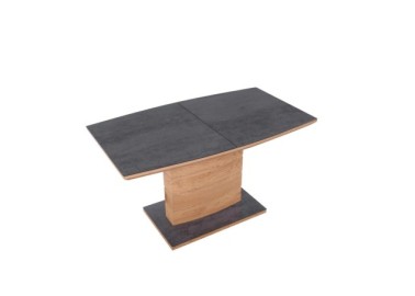 CONCORD extension table color top - dark grey leg - golden oak14