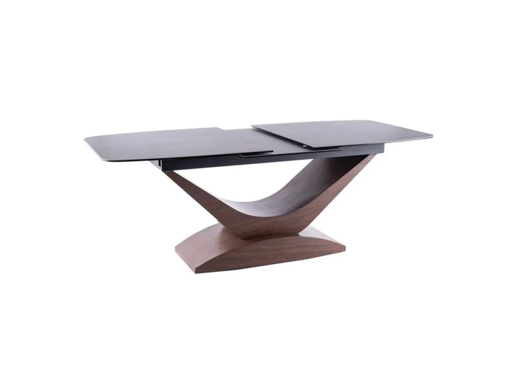 Valgomojo stalas Signal Dolce Ceramic su pilko marmuro stalviršiu