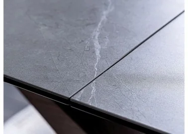 Valgomojo stalas Signal Dolce Ceramic su pilko marmuro stalviršiu