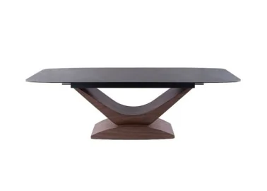 Valgomojo stalas Signal Dolce Ceramic su pilko marmuro stalviršiu