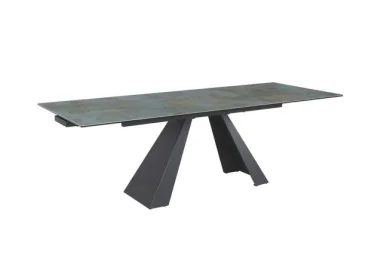 Valgomojo stalas Signal Salvadore Ceramic su turkio spalvos stalviršiu