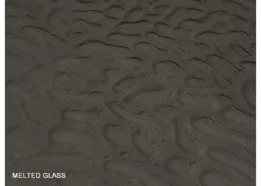 Valgomojo stalas Signal Salvadore su Melted Glass stikliniu juodu stalviršiu