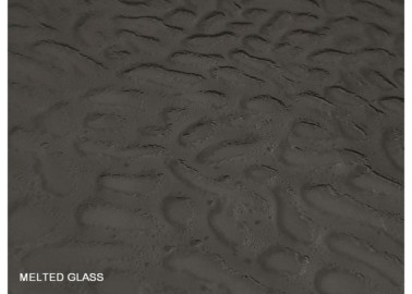 Valgomojo stalas Signal Salvadore su Melted Glass stikliniu juodu stalviršiu