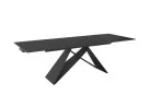 Valgomojo stalas Signal Westin Ceramic su marmuriniu juodos spalvos stalviršiu