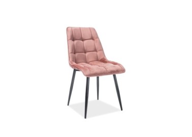 Kėdė Signal Chic Velvet Bluvel 52 rožinės spalvos