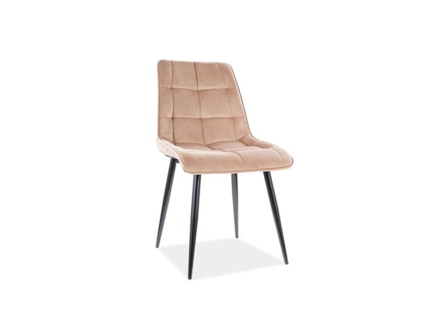 Kėdė Signal Chic Velvet Bluvel 28 smėlio spalvos