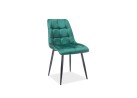 Kėdė Signal Chic Velvet Bluvel 78 žalios spalvos