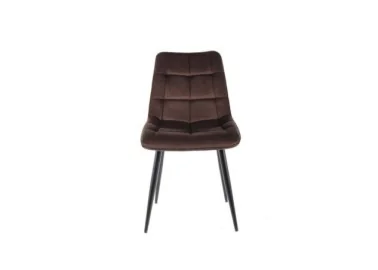 Kėdė Signal Chic Velvet Bluvel 48 rudos spalvos