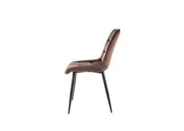 Kėdė Signal Chic Velvet Bluvel 48 rudos spalvos