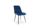 Kėdė Signal Chic Velvet Bluvel 86 mėlynos spalvos