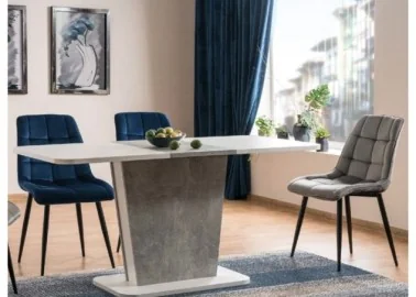 Kėdė Signal Chic Velvet Bluvel 86 mėlynos spalvos
