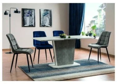 Kėdė Signal Chic Matt Velvet 79 mėlynos spalvos