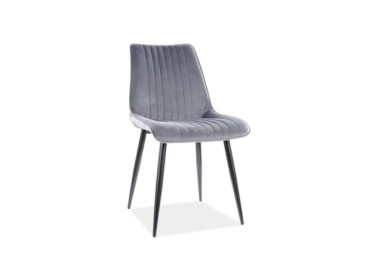 Kėdė Signal Kim Velvet Bluvel 14 pilkos spalvos