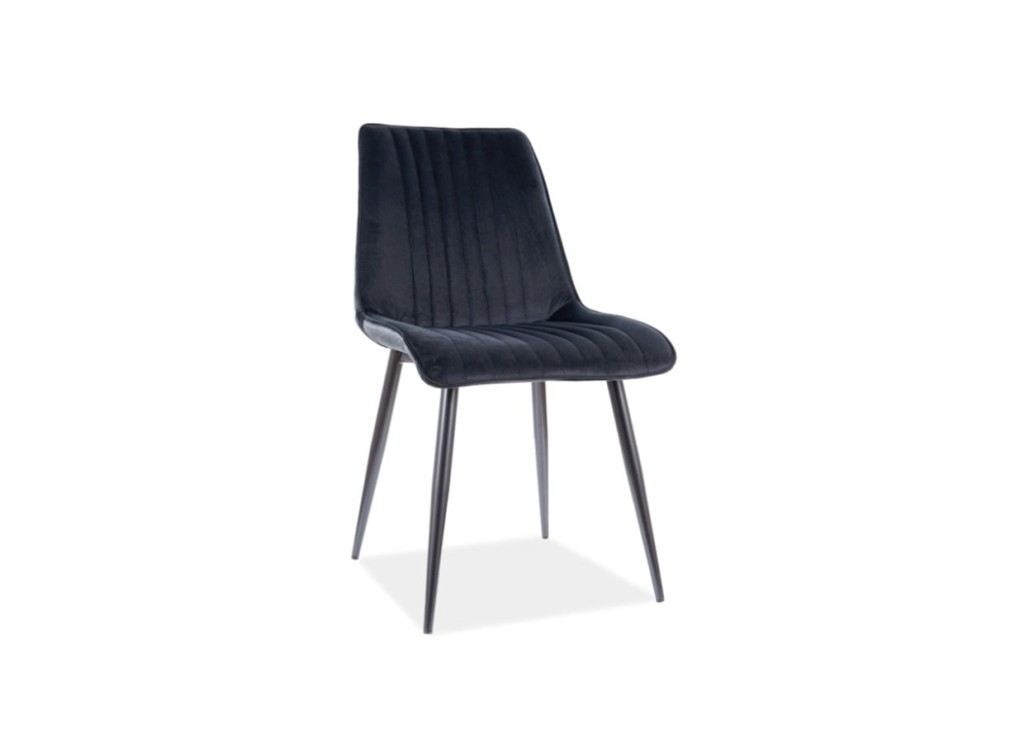 Kėdė Signal Kim Velvet Bluvel 19 juodos spalvos