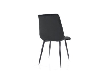 Kėdė Signal Kim Velvet Bluvel 19 juodos spalvos