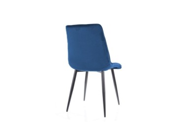 Kėdė Signal Kim Velvet Bluvel 86 mėlynos spalvos