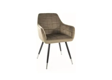 Kėdė Signal Nuxe Velvet Bluvel 77 rusvos spalvos