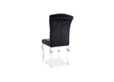 Kėdė Signal Prince Velvet Tap.186 juodos spalvos