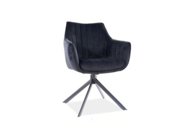 Kėdė Signal Azalia Velvet Bluvel 19 juodos spalvos