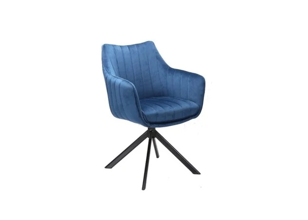 Kėdė Signal Azalia Velvet Bluvel 86 mėlynos spalvos