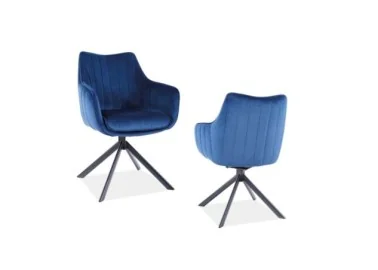 Kėdė Signal Azalia Velvet Bluvel 86 mėlynos spalvos
