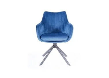 Kėdė Signal Azalia Velvet Bluvel 86 mėlynos spalvos