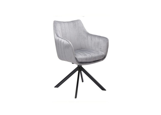 Kėdė Signal Azalia Velvet Bluvel 14 pilkos spalvos